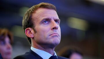 FILE PHOTO: French President Emmanuel Macron in Paris, France, May 30, 2018. REUTERS/Philippe Wojazer/Pool/File Photo