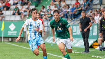 Brais Martínez no quedó satisfecho con el empate contra el Málaga.