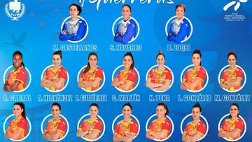 Imagen con las 17 jugadoras convocadas por Carlos Viver para el Mundial de Balonmano Femenino de Jap&oacute;n.