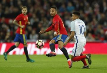 Thiago y Lingard.