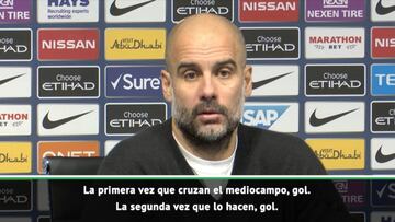 Guardiola justificó de esta forma la derrota ante el Palace