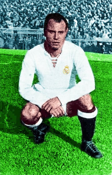 Joaqu¨ªn Navarro fue conocido como 'El Fifo' porque fue el primer jugador espa?ol en aparecer en una selecci¨®n de la FIFA. Lo hizo el 21 de octubre de 1953, compartiendo equipo con jugadores como Kubala, Boniperti, Zebec... para celebrar el 90 aniversario de la Federaci¨®n Inglesa. Con pasado en el Barcelona, lleg¨® procedente del Sabadell en 1949, y estar¨ªa hasta 1957. Era indiscutible en cualquiera de las dos bandas. En la primera edici¨®n de la Copa de Europa particip¨® en tres encuentros: dos antes el Servette y el partido de ida de la semifinal ante el Mil¨¢n en el Bernab¨¦u.