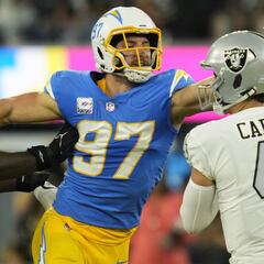 Bosa got "under my skin" says QB Carr after Raiders loss in LA