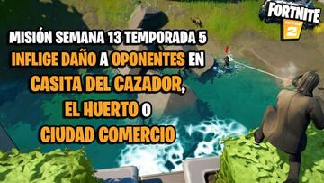 &iquest;D&oacute;nde est&aacute;n Casita del Cazador, El Huerto y Ciudad Comercio en Fortnite?