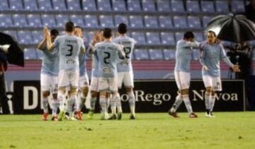 1-0. Krohn-Dehli celebró el primer tanto del encuentro con sus compañeros.