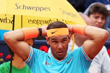 Rafael Nadal se impuso 6-3 y 6-3 sobre David Ferrer en los octavos de final del Conde de Godó de Barcelona.