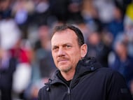 Alberto González, el pasado domingo en el partido ante el Zaragoza.