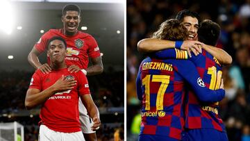 Martial, Rashford, Griezmann, Su&aacute;rez y Messi.