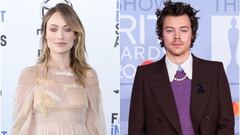 Collage de Harry Styles y Olivia Wilde