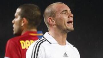 <strong>INTENCIONES.</strong> Sneijder quiere triunfar en el Real Madrid.