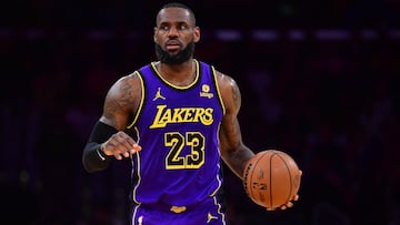 LeBron James, alero de Los Angeles Lakers.