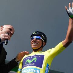 Coquard gana una etapa de ¡51 km! y Nairo se lleva la Volta