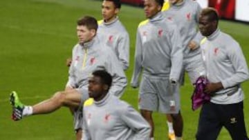 Gerrard, Balotelli y Sterling