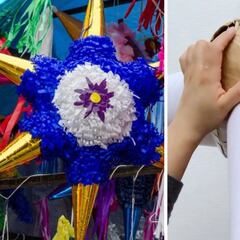 Es escandalosamente colorida, tiene siete picos, papel colgante y así podrás hacerla artesanalmente