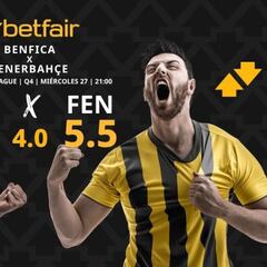 SL Benfica vs. Fenerbahçe SK: horario, dónde ver, pronósticos y cuadro
