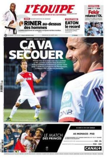 Portadas de la prensa deportiva