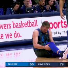 Luka Doncic: susto en la rodilla, partidazo (22+6+8) y victoria