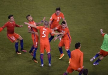 Así festejó la Roja su título Centenario