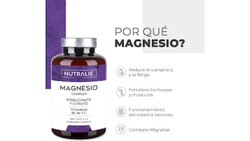 Suplemento nutricional: citrato de magnesio disponible en Amazon.