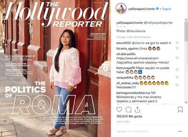 Yalitza Aparicio en la portada de la revista Vanity Fair