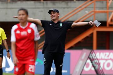 Atlético Nacional e Independiente Santa Fe se enfrentaron en el Polideportivo Sur por la fecha 15 de la Liga BetPlay Femenina