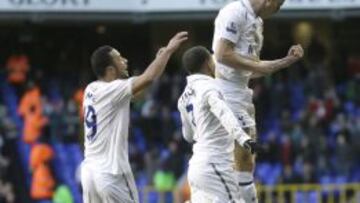 Jan Vertonghen celebra el gol de la victoria.