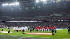England 2-2 Spain friendly: the best images from the match