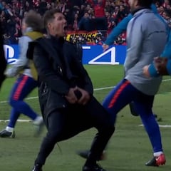 La UEFA abre expediente a Simeone por su gesto