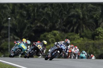 Jorge Martín durante la carrera del Gran Premio de Malasia de Moto3.