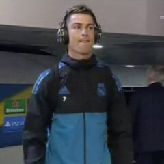 El gesto de Cristiano al llegar al Bernabéu: exceso de confianza