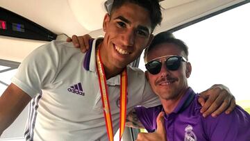 El bonito gesto de Achraf con su mentor, Guti