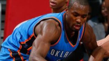 Ibaka consiguió anotar 15 puntos ante Memphis.