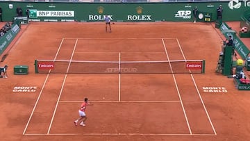 Tabilo hace un punto ‘a lo Nadal’ y la reacción de Djokovic es imperdible: da la vuelta al mundo