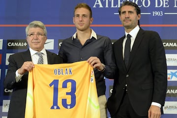 Oblak, presentado por el Atlético.