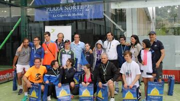 Down Madrid celebra su torneo de p¨¢del inclusivo en el RACE