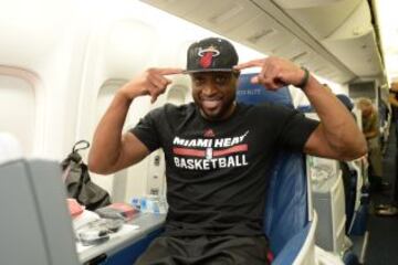 Wade, en el avión.