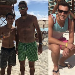 Del Potro, el héroe argentino de la Davis, disfruta en la playa