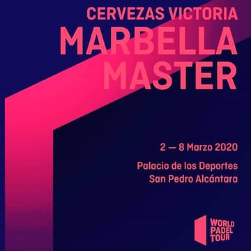 El cartel oficial del Marbella Master para la temporada 2020.