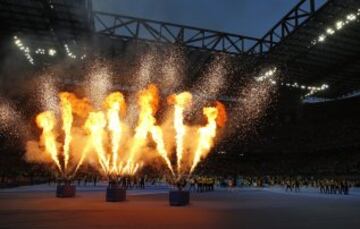 Gran ambiente en en el estadio milan¨¦s.