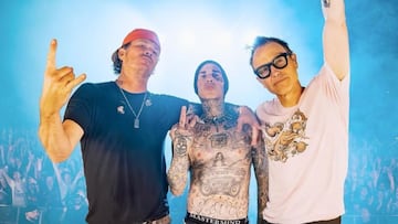 Blink 182 was scheduled to perform several nights in Mexico, but the lead singer’s comment about the doctor could have predicted the cancellation.