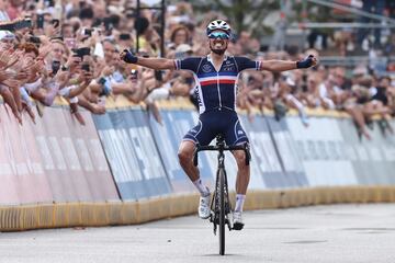 Julian Alaphilippe, campeón del mundo por segunda vez consecutiva.