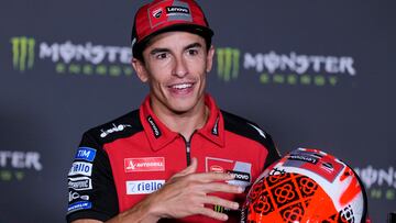 Marc Márquez, durante la rueda de prensa del Gran Premio de Cataluña de MotoGP.