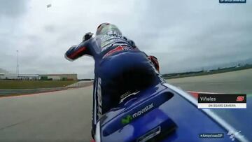 Primer pique entre Maverick y Rossi en la pole de Austin