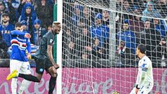 Resumen y goles del Sampdoria vs N¨¢poles de Serie A