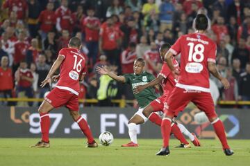 Atlético Nacional y América de Cali se enfrentaron en el inicio de la segunda jornada del Torneo Fox Sports en el estadio El Campín de Bogotá.