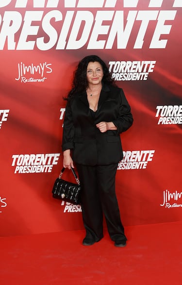 Neus Asensi durante la premier de la película 'Torrente Presidente' en los Cines Callao. 
 
 
 