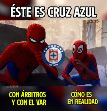 Cruz Azul y América acaparan el humor de los memes