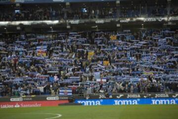 Gran ambiente en el RCDE Stadium. 