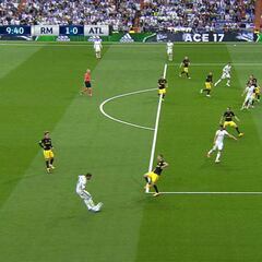 El Atlético reclamó fuera de juego en el 1-0 de Cristiano