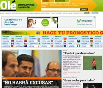 Las portadas de la prensa extranjera